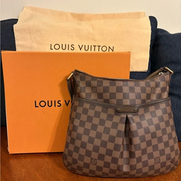 LV Bloomsbury PM Damier Ebene Brown Leather Crossbody/Shoulder Bag - Picture 1 of 17